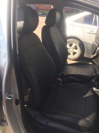 Лот: 15036027. Фото: 1. Чехлы из экокожи Автопилот. Hyundai... Чехлы, коврики, оплетки руля