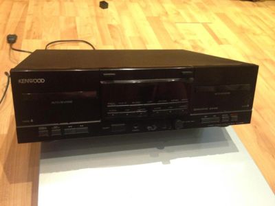 Лот: 9280775. Фото: 1. кассетная дека kenwood KX-W4080. Кассетные деки, магнитофоны