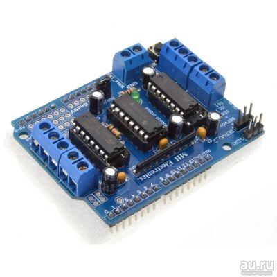 Лот: 15200836. Фото: 1. L293D Motor Shield плата контроллер... Электроинструмент