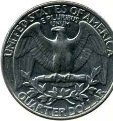 Лот: 4424040. Фото: 1. Quarter dollar Liberty 1985г... Америка