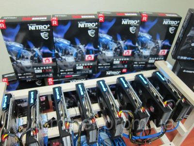Лот: 17228696. Фото: 1. Манинг ферма sapphire rx 580 nitro... Майнинг фермы, товары для майнинга