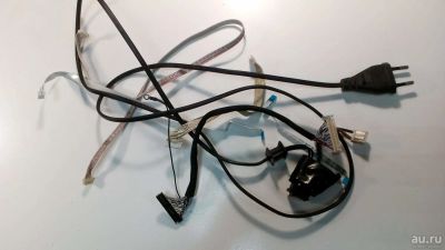 Лот: 15782604. Фото: 1. Шлейф LVDS + Комплект межплатных... Запчасти для телевизоров, видеотехники, аудиотехники