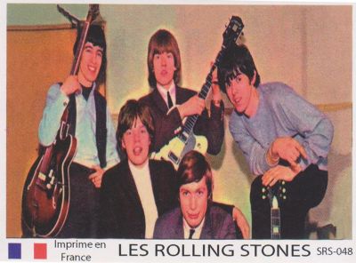 Лот: 10614405. Фото: 1. Rolling Stones коллекционная карточка... Наклейки, фантики, вкладыши