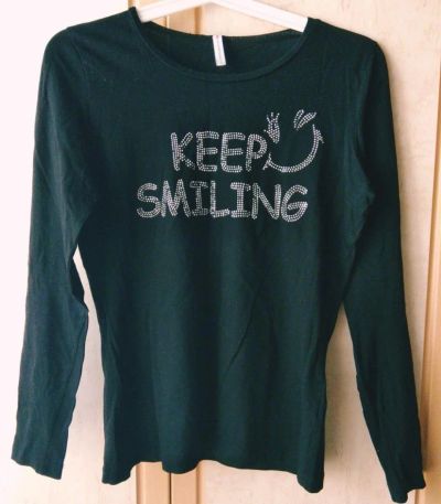 Лот: 11386560. Фото: 1. Кофта "Keep smiling". Футболки, топы и майки