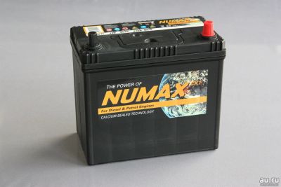 Лот: 13761613. Фото: 1. Аккумулятор Numax 45 А/ч B24 обратная... Аккумуляторы