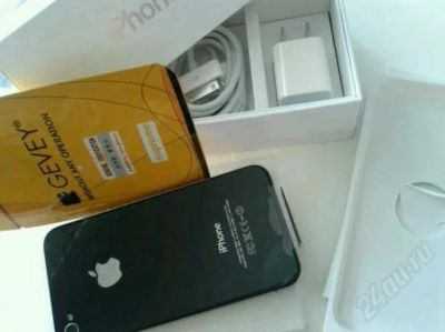 Лот: 1372698. Фото: 1. iPhone 4 16GB+Gevey Sim для анлока... Смартфоны