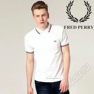 Лот: 2837489. Фото: 1. Поло Fred Perry White. Футболки, поло