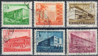 Лот: 20276522. Фото: 1. 1951. Венгрия. Здания. Полная... Марки