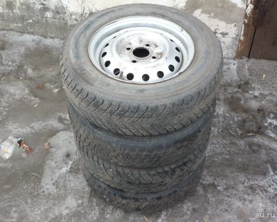 Лот: 13334541. Фото: 1. Комплект колёс R13 / Сверловка... Шины на дисках