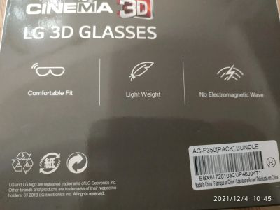 Лот: 19361538. Фото: 1. Очки для LG cinema 3D. 3D-очки