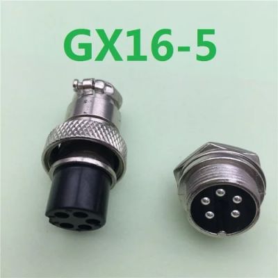 Лот: 7643641. Фото: 1. разъем (мама+папа) GX16-5 для... Разъёмы
