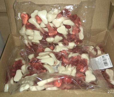 Лот: 16960676. Фото: 1. мармелад Haribo косточки харибо. Другое (кондитерские изделия, конфеты)