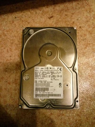 Лот: 8257069. Фото: 1. Hdd IBM 9.1Gb неисправный. Жёсткие диски (HDD)