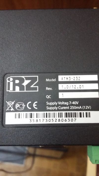 Лот: 15138403. Фото: 1. GSM/3G-модем IRZ ATM3-232. Беспроводные модемы