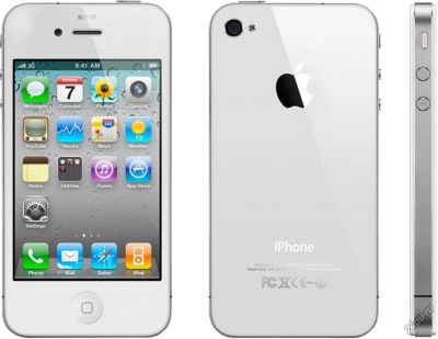 Лот: 4709522. Фото: 1. Apple iPhone 4S 8Gb White (белый... Смартфоны