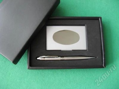 Лот: 689386. Фото: 1. подарочный набор (визитница+ручка... Разное