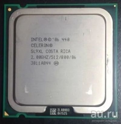 Лот: 14840630. Фото: 1. Процессор Intel Celeron [440... Процессоры