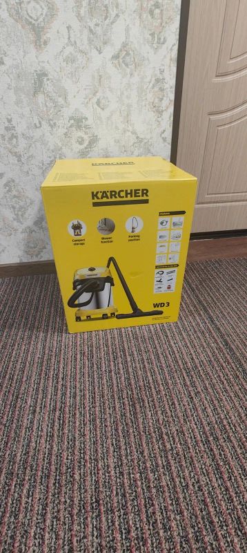 Лот: 23563915. Фото: 1. Строительный пылесос Karcher WD... Пылесосы, паровые швабры