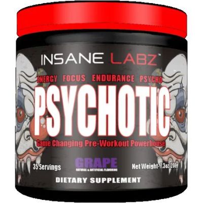 Лот: 7812293. Фото: 1. Предтренировочный комплекс Psychotic... Спортивное питание, витамины
