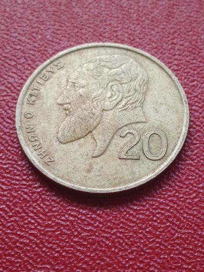 Лот: 22165548. Фото: 1. Кипр 20 центов 1993. Америка