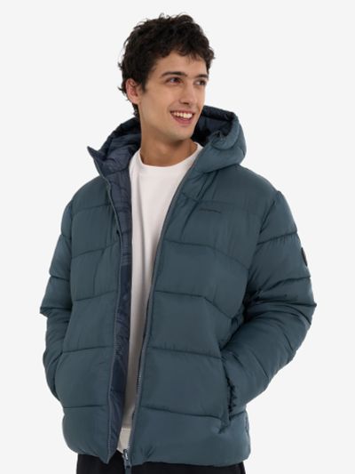 Лот: 23539091. Фото: 1. Пуховик мужской Demix, Синий. Легкие куртки, толстовки