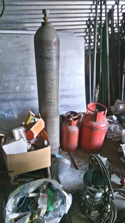 Лот: 12616758. Фото: 1. Балон под аргон 40литров. Баллоны, газ в баллонах