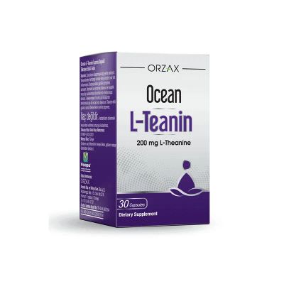 Лот: 25440328. Фото: 1. Orzax Ocean Л-Теанин 200 мг капсулы... Лекарства