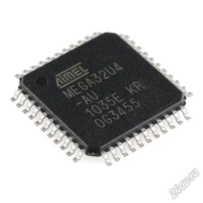 Лот: 5917029. Фото: 1. Mикроконтроллер atmel ATmega32u4... Микроконтроллеры
