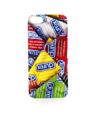 Лот: 9943674. Фото: 1. Чехол iPhone 5/5S/SE "Дюрекс". Чехлы, бамперы