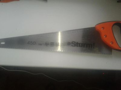 Лот: 7984438. Фото: 1. Ножовка по дереву Sturm. Ручной инструмент