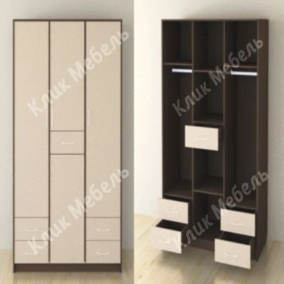 Лот: 9017214. Фото: 1. Шкаф Распашной 3.12.37. Шкафы, шкафы-купе