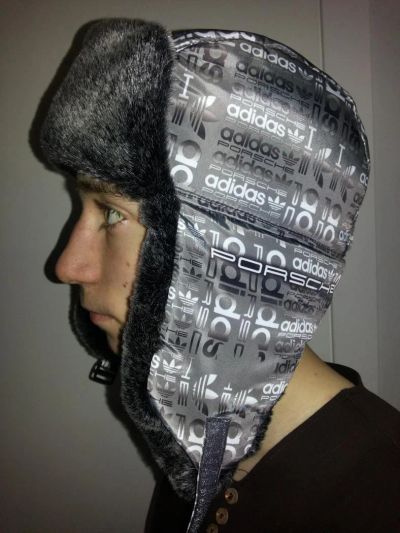 Лот: 4594071. Фото: 1. зимняя шапка "Adidas" подростковая... Головные уборы