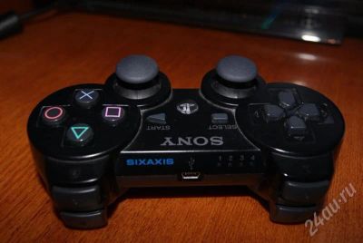 Лот: 422805. Фото: 1. Беспроводной джойстик Sony SIXAXIS... Игровые приставки, консоли