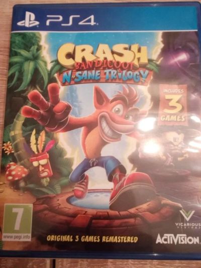 Лот: 10143892. Фото: 1. Crash Bandicoot N. Sane Trilogy... Игры для консолей
