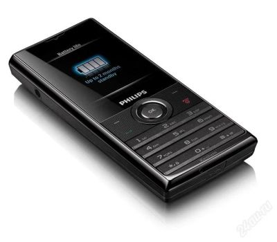 Лот: 2487853. Фото: 1. Philips Xenium X513, мощная батарея... Кнопочные мобильные телефоны