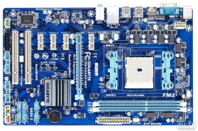 Лот: 10843675. Фото: 1. GA-F2A55-DS3 5 слотов psi-e mining. Материнские платы