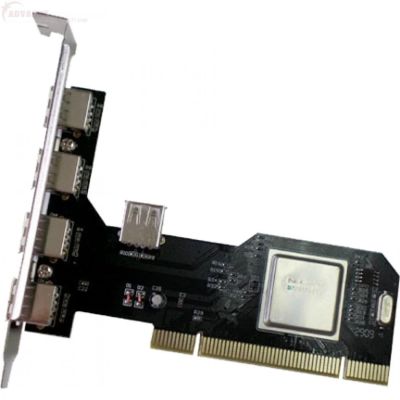 Лот: 3503668. Фото: 1. 5 Port PCI USB2.0 Card NEC Chipset... Платы расширения, контроллеры, доп. порты