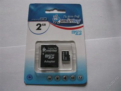 Лот: 2230945. Фото: 1. MicroSD Smartbuy 2 Gb. Карты памяти