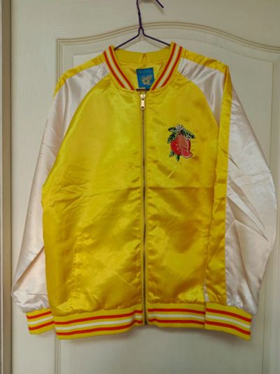 Лот: 25898662. Фото: 1. Бомбер с вышивкой. Другое (спортивная одежда)