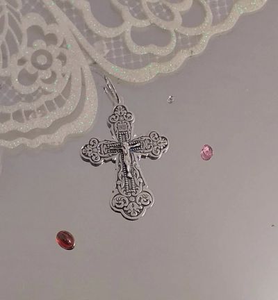 Лот: 16608673. Фото: 1. Крест из серебра, новый 6,75 гр... Кулоны, подвески