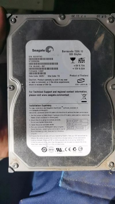 Лот: 16225086. Фото: 1. Жёсткий диск. Жёсткие диски (HDD)