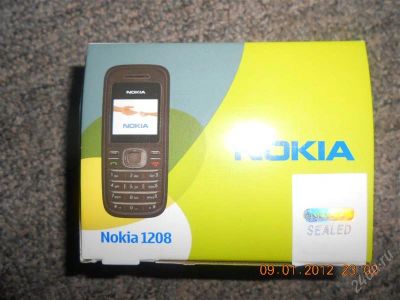 Лот: 1472537. Фото: 1. Коробка для Nokia 1208. Коробки, инструкции