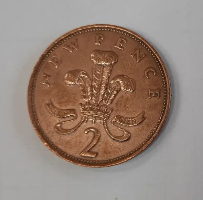 Лот: 21249779. Фото: 1. Монета Великобритания 2 новых... Великобритания и острова