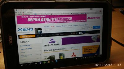 Лот: 6325408. Фото: 1. Acer W4-821 (2 гига, 4 ядра) с... Планшеты