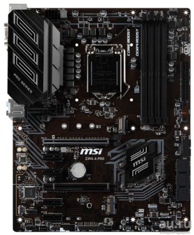 Лот: 13769735. Фото: 1. Материнская плата MSI Z390-A PRO. Материнские платы