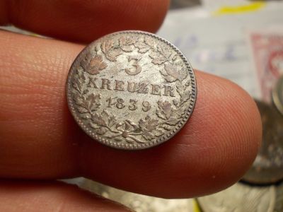 Лот: 16674989. Фото: 1. Очень нечастые 3 крейцера 1839... Россия до 1917 года