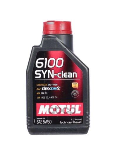Лот: 24858223. Фото: 1. MOTUL Моторное Масло 6100 Syn-Clean... Масла, жидкости