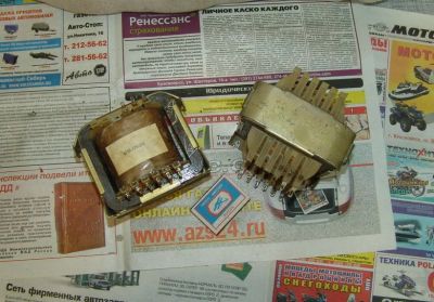Лот: 4405682. Фото: 1. Пара силовых трансформаторов... Трансформаторы, катушки