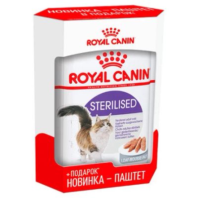 Лот: 10987987. Фото: 1. Промо-набор (4+1Паштет) Sterilized... Корма