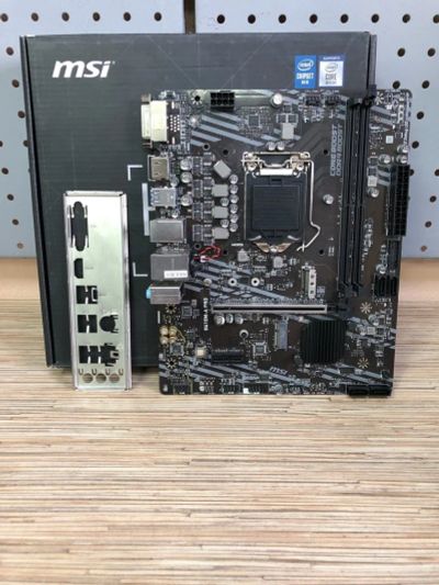 Лот: 17764473. Фото: 1. Материнская плата MSI H410M-A... Материнские платы